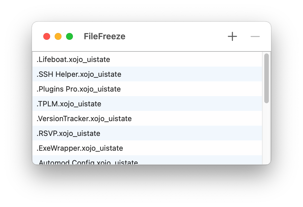 FileFreeze Screenshot