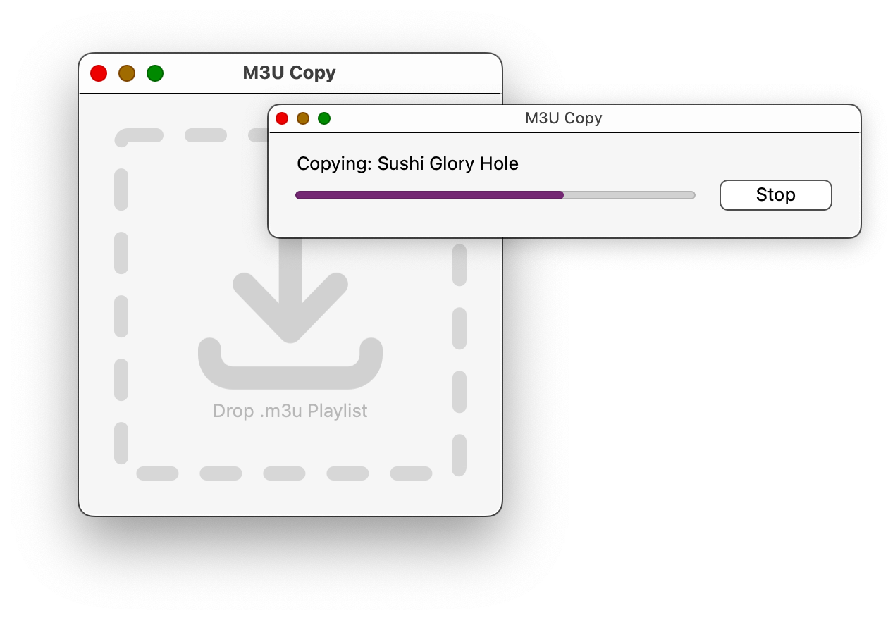 M3U Copy screenshot